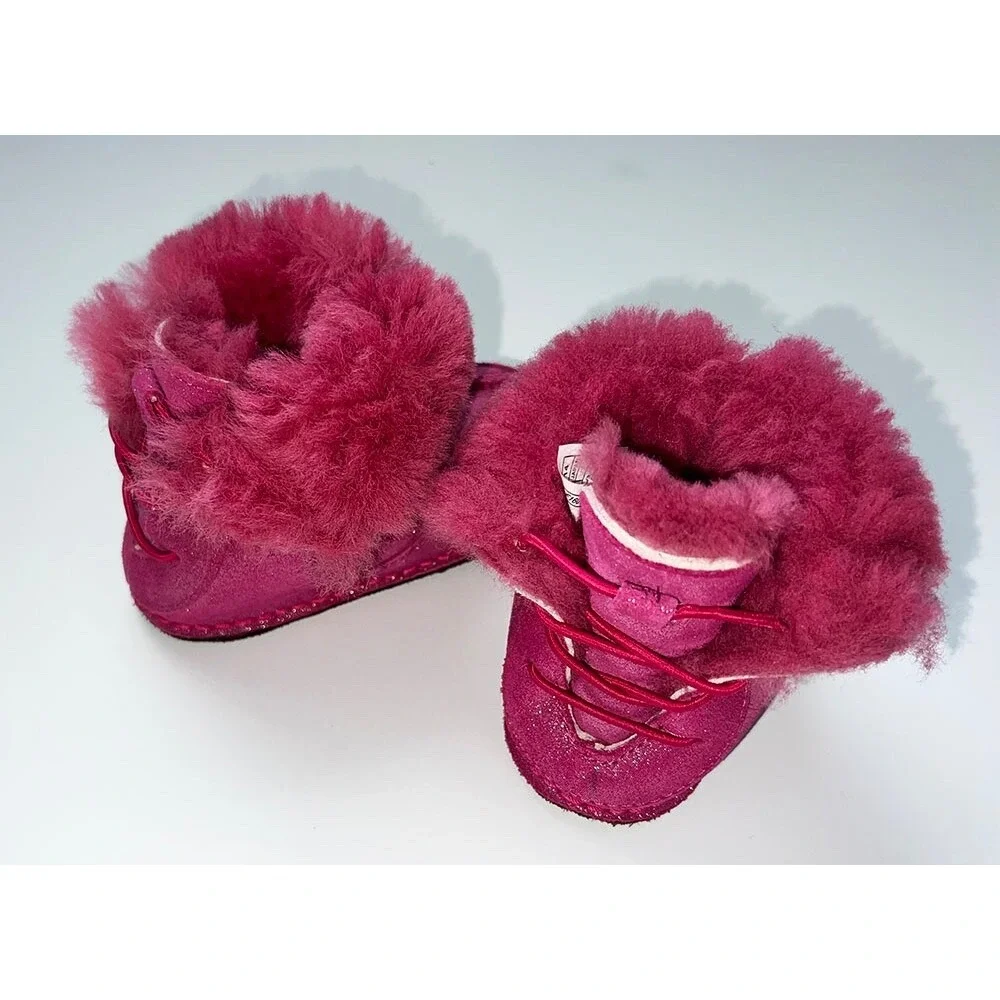 UGGS BOO Baby‎ Toddler Hot Pink Size L New